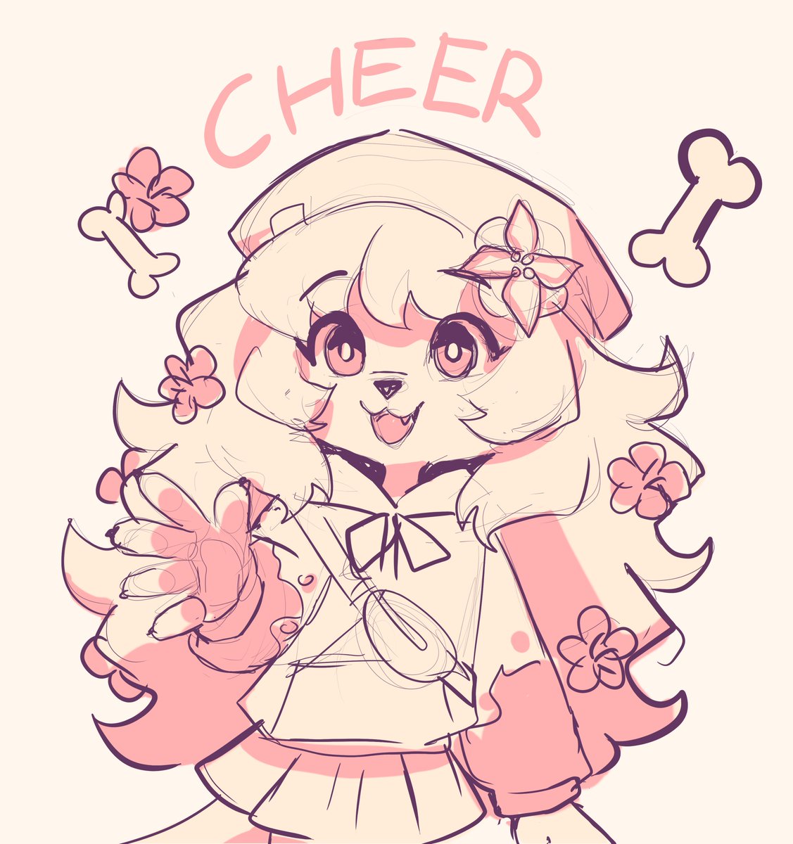 「Furry Cheer rkgk 」|Cheer 🐶🌸 @zinesのイラスト