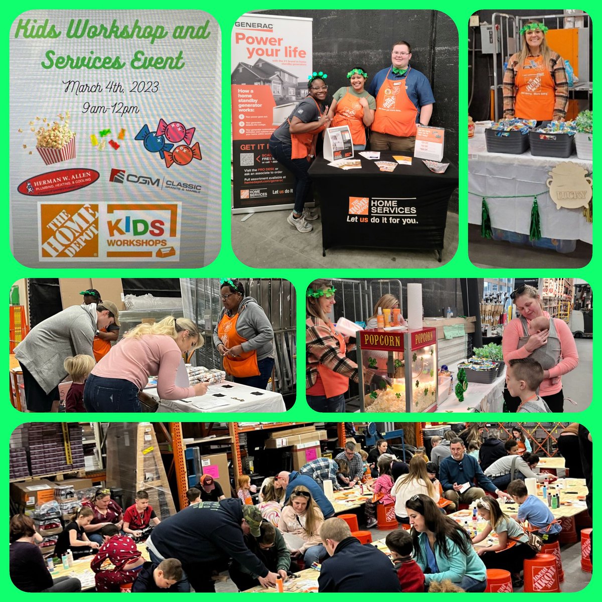 Golden Leads 💰 to Fill the Pipeline Pot, for our Kids Workshop & Lead Event. How lucky ☘️ are we to have Jeremy from Herman Allen & Robbie from Classic Granite to drive leads today too! #OneTeamOneFight @HillaryHyatt @kmn293 @THDHynes