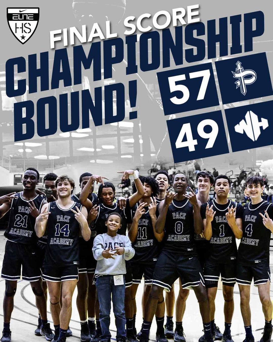 Pace Athletics (@paceknights) on Twitter photo And the Knights are headed to the state championship! Let's be ready in Wednesday, March 8th in Macon, GA at 7:30 PM. #PK4L <a href="/coachswhite/">Sharman White</a> <a href="/Pace_Hoops/">Pace Academy Men’s Basketball</a> And the Knights are headed to the state championship! Let's be ready in Wednesday, March 8th in Macon, GA at 7:30 PM. #PK4L <a href="/coachswhite/">Sharman White</a> <a href="/Pace_Hoops/">Pace Academy Men’s Basketball</a>