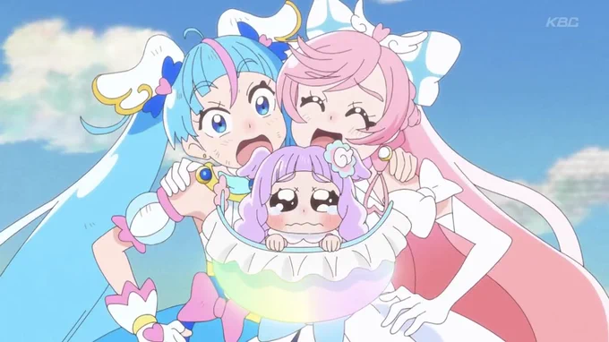 無理やり仲良しw  #precure 