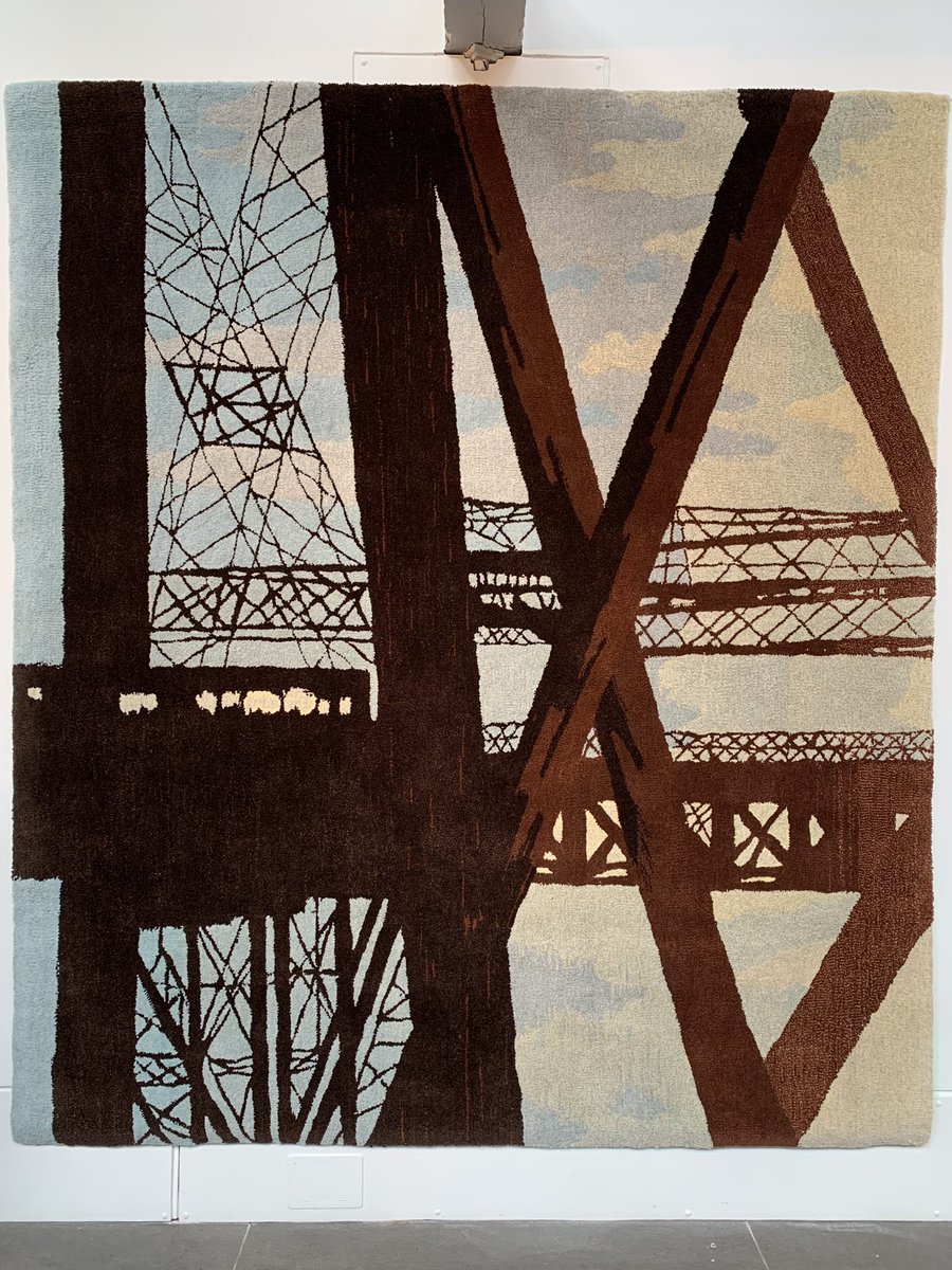 lucynorris1's tweet image. Forth Rail Bridge tapestries at Dovecot Studios #forthrailbridge #tapestry #dovecot