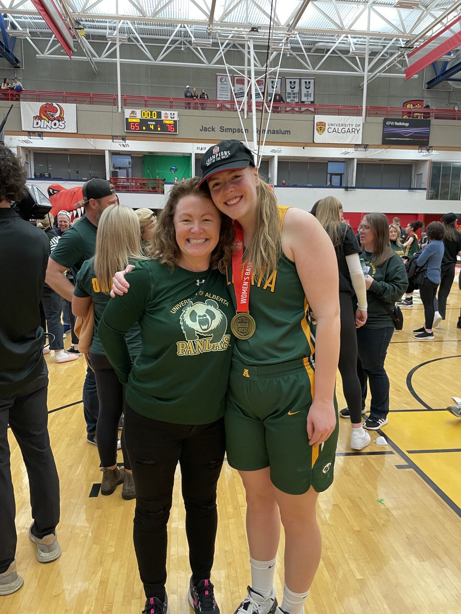 So proud of daughter Shae and the entire U of A Pandas Basketball team - CanWest Champions!!