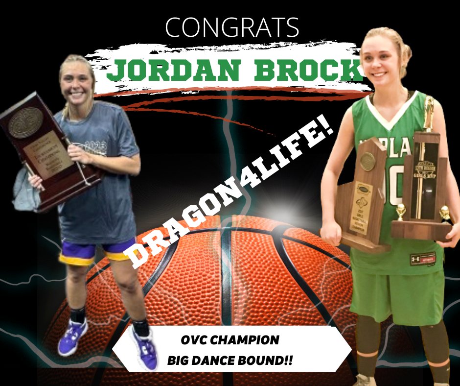 Congratulations to Harlan High School alum, Jordan Brock, who just punched her ticket to the Women's NCAA Basketball Tournament. The Tennessee Tech Golden Eagles knocked off the #1 seed Little Rock 54-46 to secure a spot in the tournament. #MoreThanAschool #FamilyofDragons💚💜