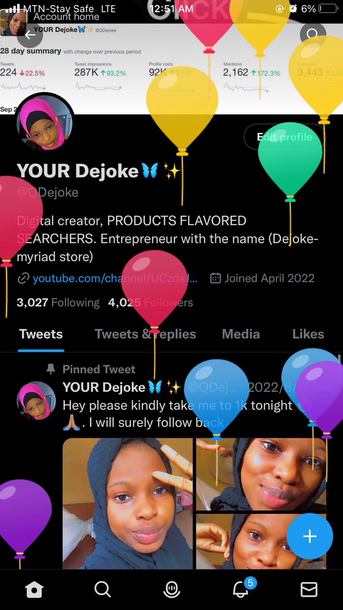 QDejoke's tweet photo. It’s my birthday 🥳 Allamdulilah for the gift of life ❤️🤲🏼 https://t.co/xDePeJFsKD