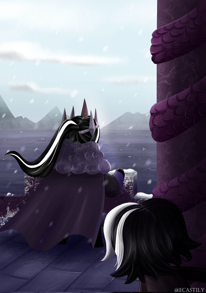 Ecastily's tweet photo. My artwork on @SnowboundZine I was literally excited to share this when I finished it. It was a lot of fun learning from others feedback.

#darkcacaocookie #darkchococookie #cookierunkingdom #ArtistOnTwitter https://t.co/AzyQjeDJwg
