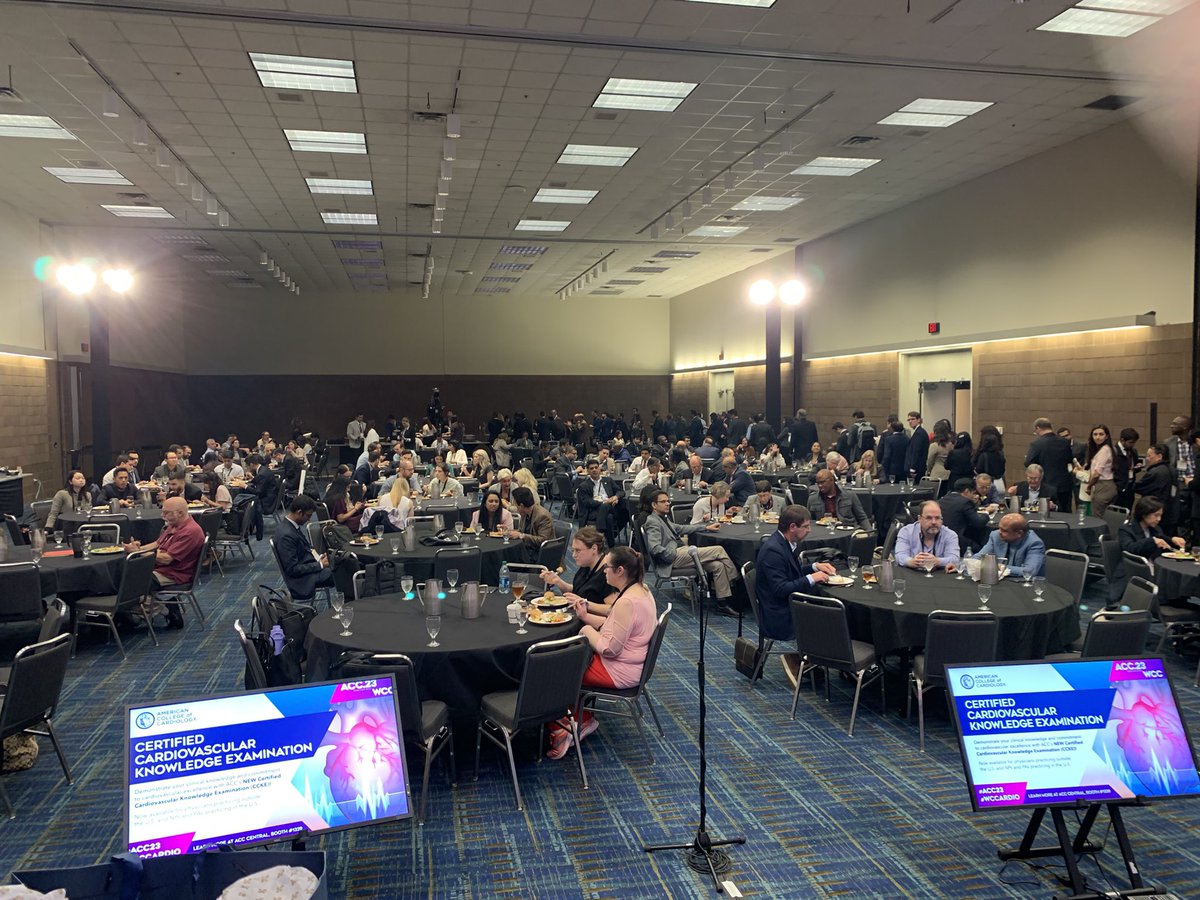 Looking like we’re going to have a full house for our special session on #HeartFailure #GDMTWorks!

Join @dranulala @AndrewJSauer @ShelleyZieroth @vbluml Ileana Pina and me for dinner and FUN - starting in 5 minutes!

#ACC23 #ACCHFT @DougDrachmanMD @KBerlacher