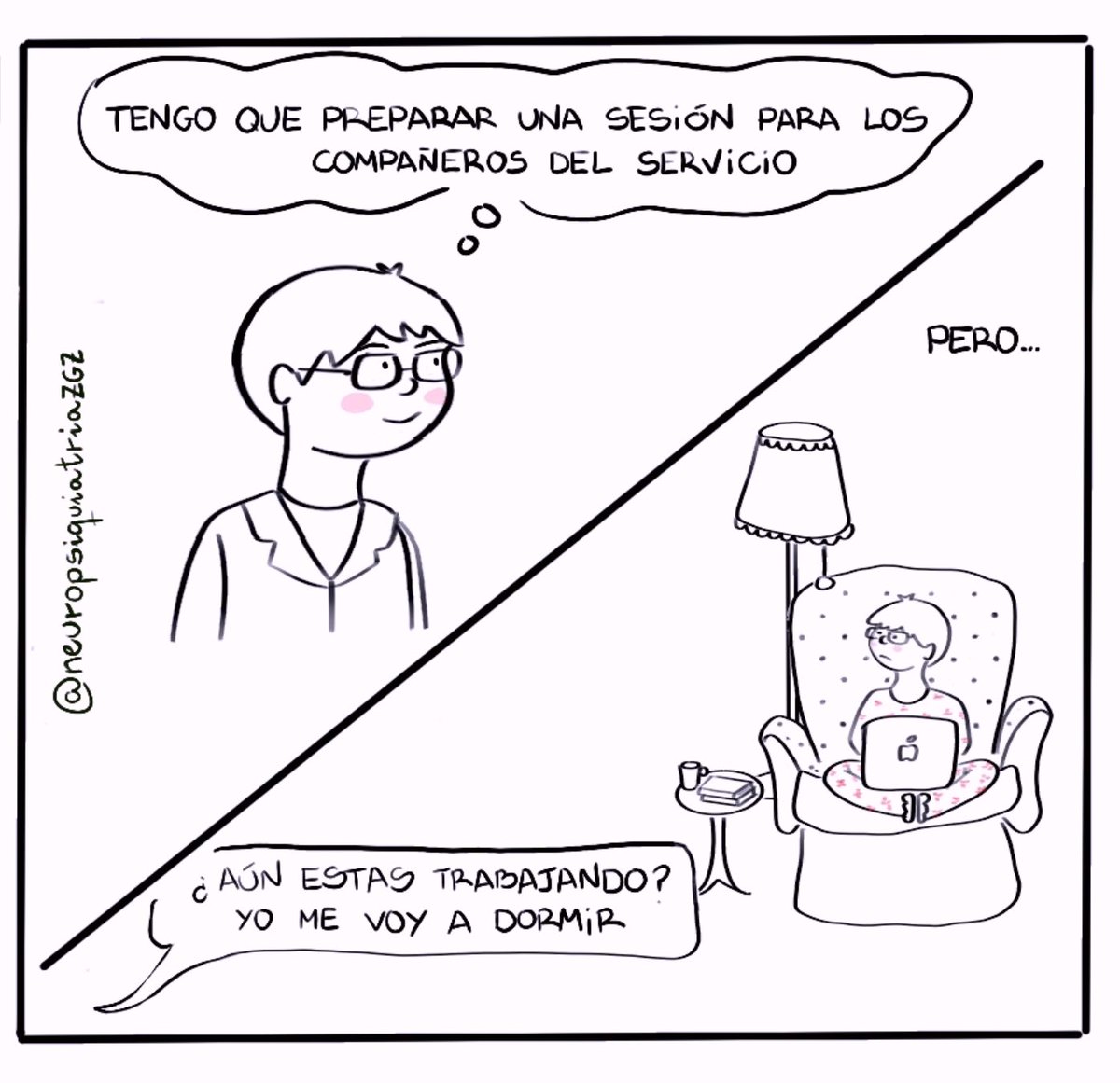 neuropsiquiZGZ's tweet photo. “Psiquiatra al borde de un ataque de nervios” 2/3 ⬇️ https://t.co/0dPEXVrp4G