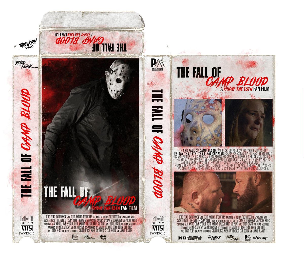 TheFallofCampB's tweet photo. The VHS cover art for The Fall of Camp Blood. https://t.co/SexqQ3hjUS
