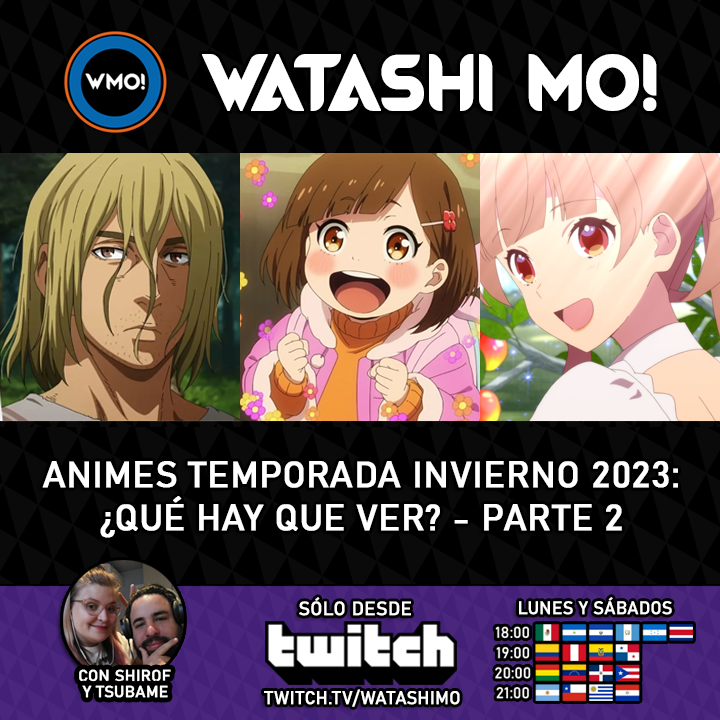 WatashiMOOK's tweet photo. 🤔 ¿Cuáles son esas series que estrenaron y no podés perderte?

🤓 Las hablamos en vivo en nuestro programa de Twitch.

👉 Sumate, te estamos esperando: https://t.co/i5tiIPk7e6

#anime #manga #japon #japan #otaku #watashimo #twitch #twitchargentina #twitchstreamer https://t.co/5VR0ZZlRAM