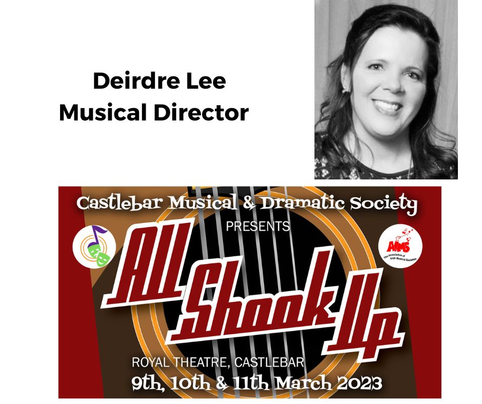 castlebarmds's tweet photo. This is Deirdre’s 6th production as Musical Director with CMDS.  She is also Musical Director of Claremorris Musical Society (CMS)  and of musical productions in St. Joseph’s Secondary School.  
Book Show tickets at:
👉https://t.co/XugnXOXfyQ
or call:
0876798748 https://t.co/GwfzAx3kvx