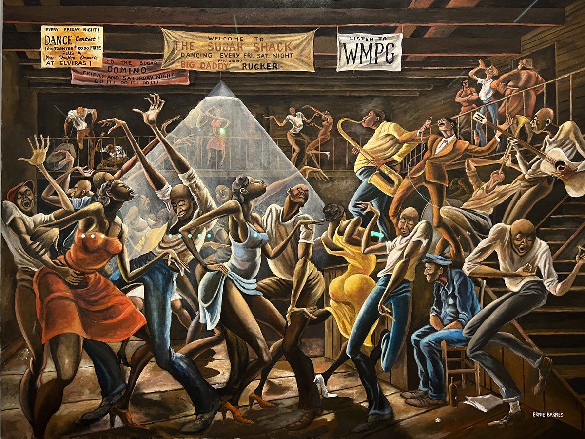 JersonHondall's tweet image. #ErnieBarnes ‘Where Music and Soul Live’ x #UTAArtistSpace. On view through April 1. Do not miss it.