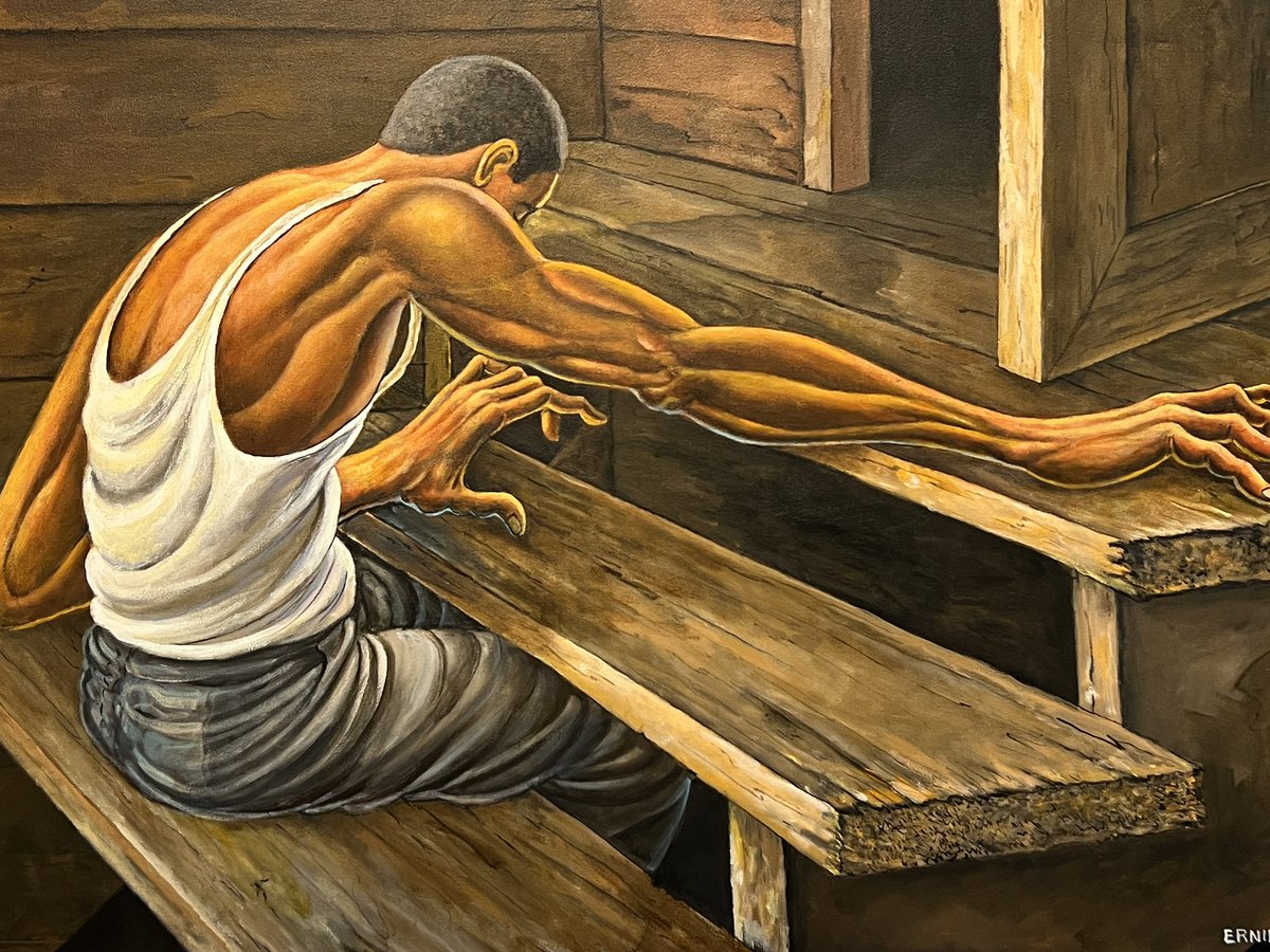 JersonHondall's tweet image. #ErnieBarnes ‘Where Music and Soul Live’ x #UTAArtistSpace. On view through April 1. Do not miss it.