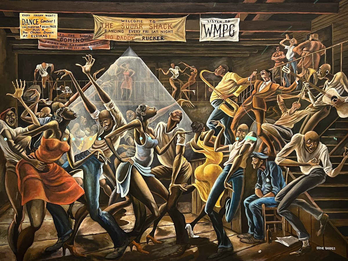 JersonHondall's tweet image. #ErnieBarnes ‘Where Music and Soul Live’ x #UTAArtistSpace. On view through April 1. Do not miss it.