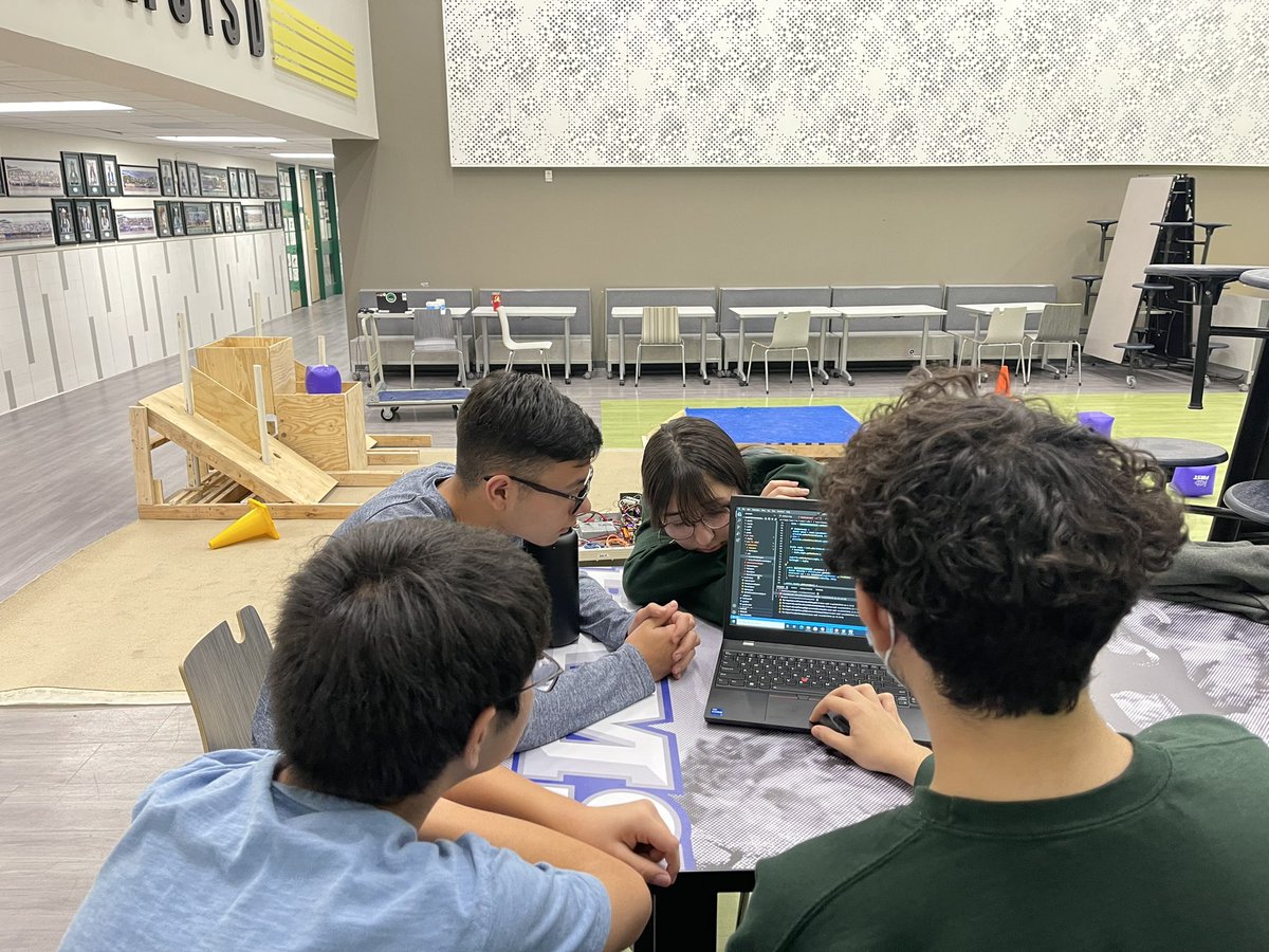 LRamirez_MHS's tweet photo. FRC Saturdays: We’re only a few days away from our first ever FRC Robotics competition in Channelview, TX. Team 9136 #TeamSISD #NASA #FIRSTinTexas #ChargedUp #TexasWorkForceCommission #MarathonRefinery https://t.co/bpUIwYRlQs