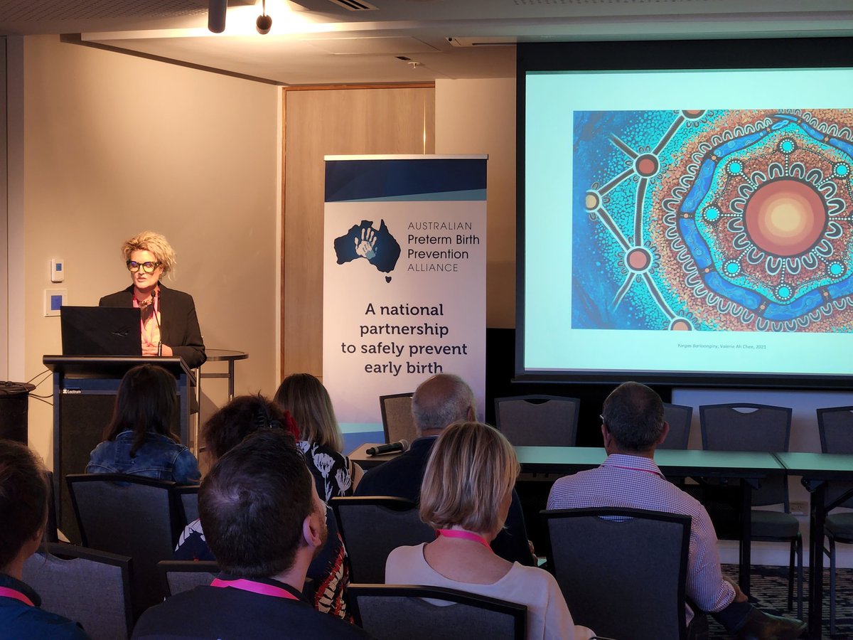 PretermAlliance's tweet photo. @ZoeBradfield presents at @IMPACT_PSANZ on the latest from the 'MyTIME' trial which examines whether melatonin supplementation can reduce induction of labour rates in 1st time mothers @MidwivesACM @CurtinUni #pregnancy #maternity #PSANZ https://t.co/I6OLY00UyA
