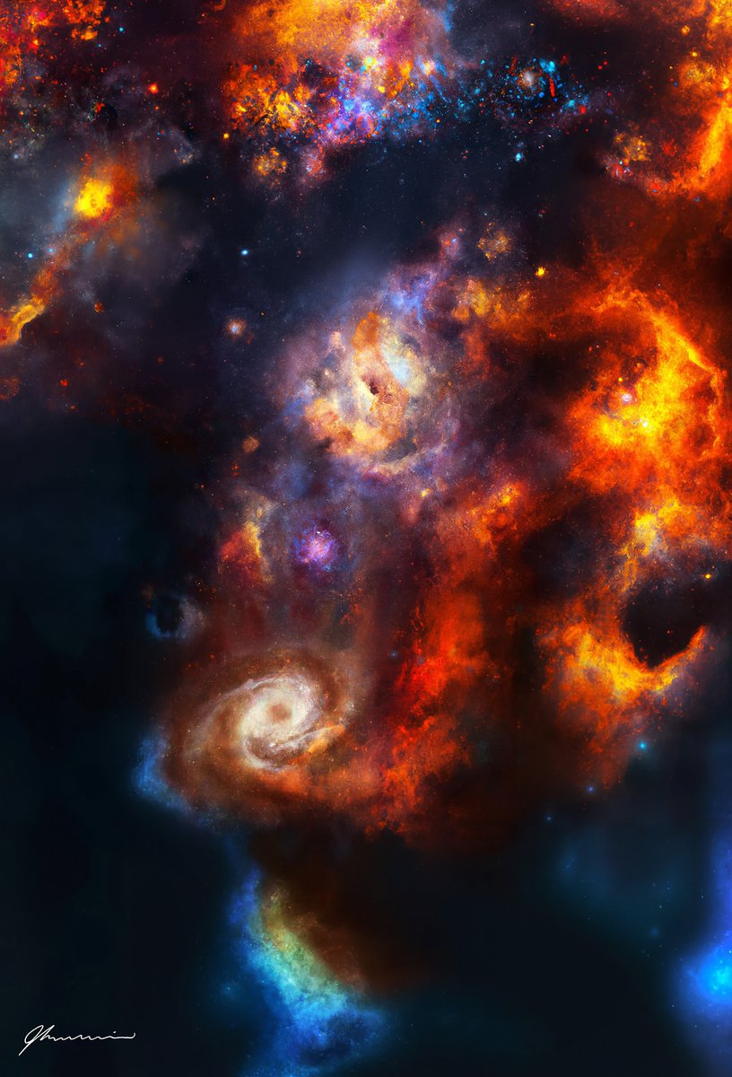 This is Nebula N°11
Too many Ai layers to count + hours hand polishing in Photoshop. It's been so rewarding creating with Ai over these past six months 🙏

#AIArtwork #aiart #aiartist #nftart #NFTCommuntiy