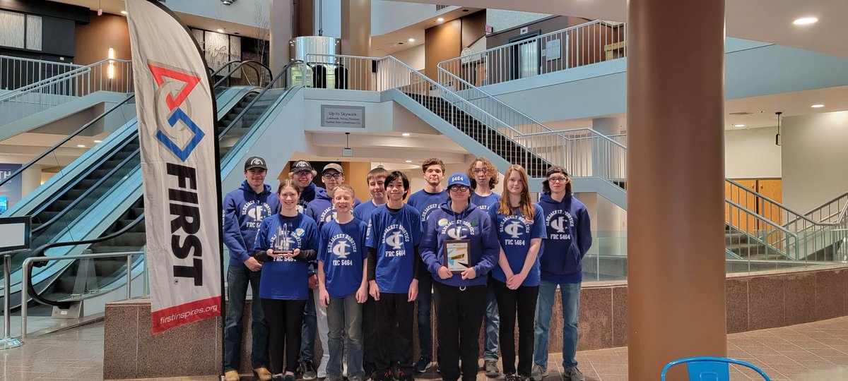 5464Bluejackets's tweet image. Congrats Bluejacket Robotics team 5464 for winning the gracious professionalism award at Lake Superior Regional this weekend.
5464! 5464!
