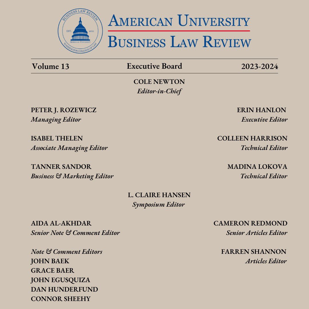 AUBLR is proud to announce the Volume 13 Executive Board! 🎉🎉

Congratulations to the incoming Executive Board members! We are confident that you will lead our publication to success in the 2023-2024 term.