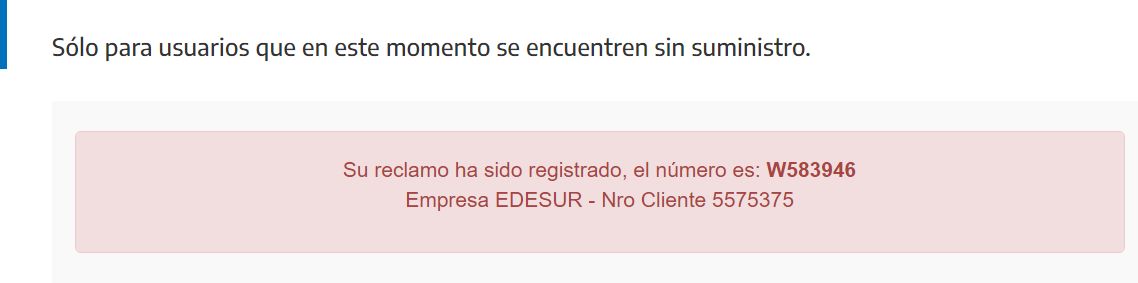 robertoescal's tweet image. Segun @OficialEdesur  en mi barrio no hay cortes de luz, cuando hay dos cuadras sin luz y en conjunto a los vecinos generamos los reclamos correspo ndientes @todonoticias.

Reclame por el BOT,
web, llamo y me generan uno nuevo porque dicen que no existen los reclamos anteriores.