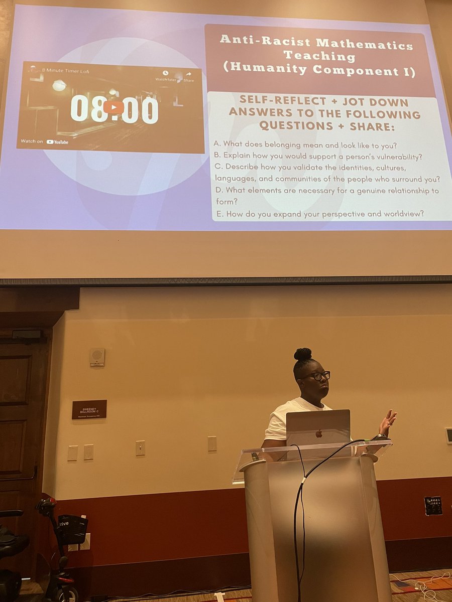 identityshaper's tweet image. @MsMarlaHunter brought the 🔥🔥🔥 with her session on building nurturing culturally responsive math classrooms! 

#midschoolmath