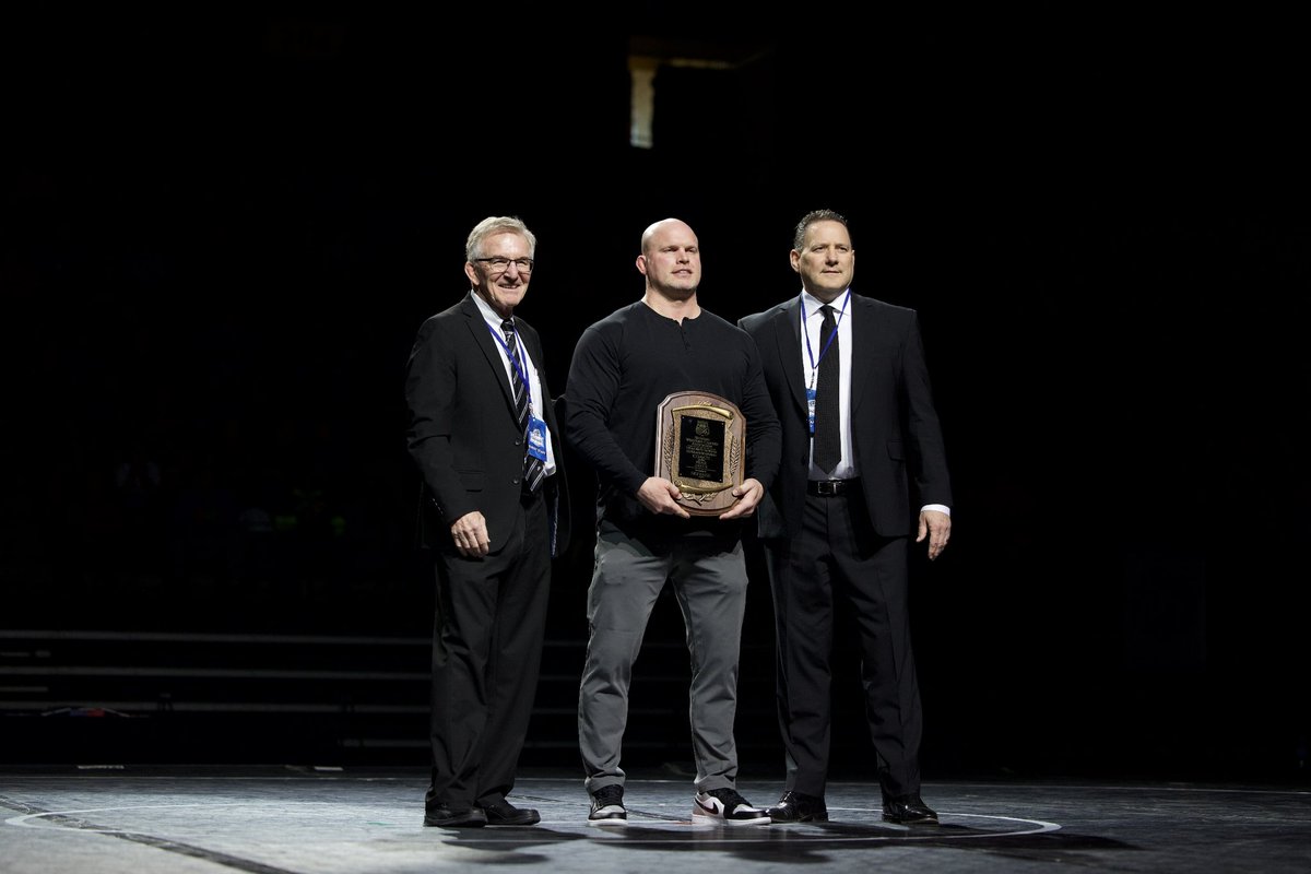 TritonTrojans1's tweet image. Congratulations to @TritonW1 head coach Tim Duggan on being a recipient of the National Wrestling Coaches Association Coach of the Year Award! #WeRTriton #TrojanPride