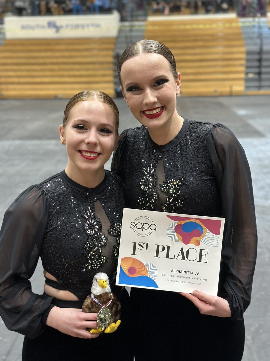 1st place for both JV and Varsity Winter Guard at South Forsyth! Congratulations!!!! <a href="/Official_SAPA/">SAPA</a> @AHSPrincipalK <a href="/toddmanson/">Todd Manson</a> <a href="/AHS_RaiderBand/">AHS Raider Band</a>