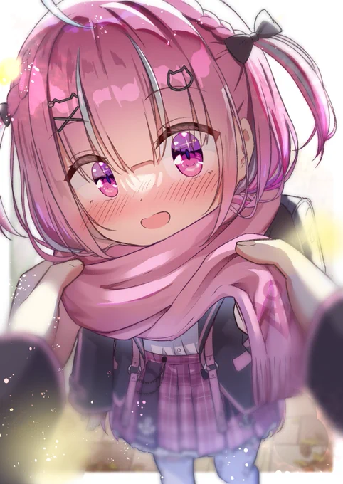 「ずれてるよって…じ、自分で直せるから…!」冷えて風邪引いたら大変でしょあくあーと #湊あくあ #ホロライブ 