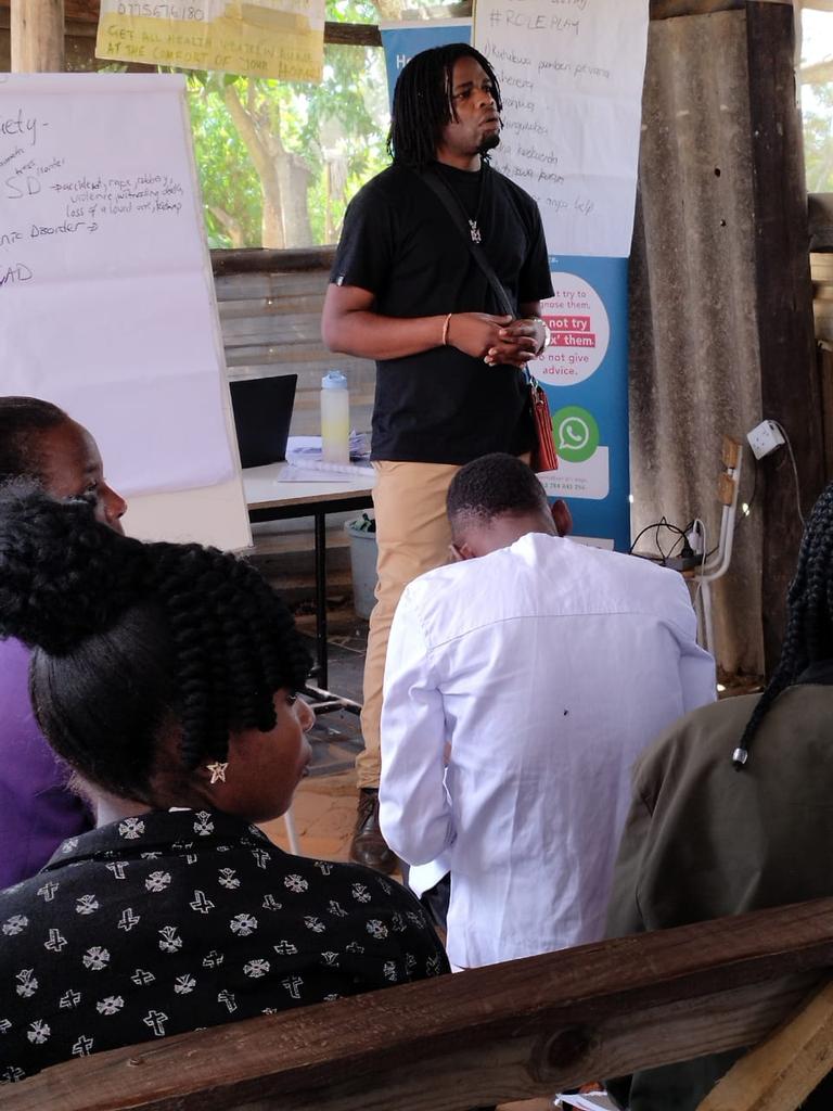 Mental health advocacy is my work. "If you talk I'll listen and if you listen I'll talk".