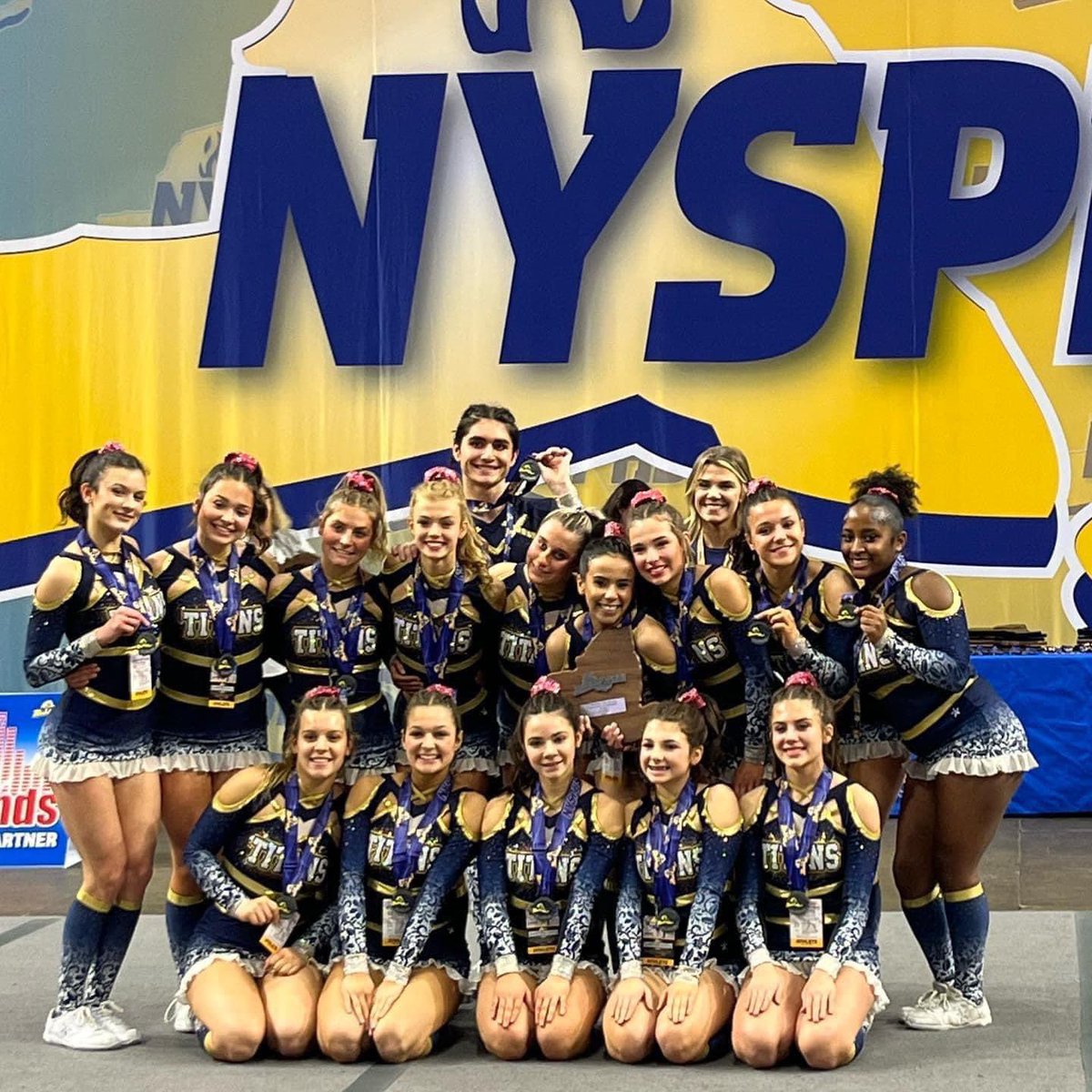 Webster Thomas, 2nd in the state/ co-ed division!!!!! We are so proud of this team and all that they have accomplished this season!!!💙💛🤍 <a href="/ThomasAthletics/">Thomas Athletics</a> <a href="/ThomasTitans/">Webster Thomas HS</a> <a href="/ThomasTBirds/">T Birds</a>