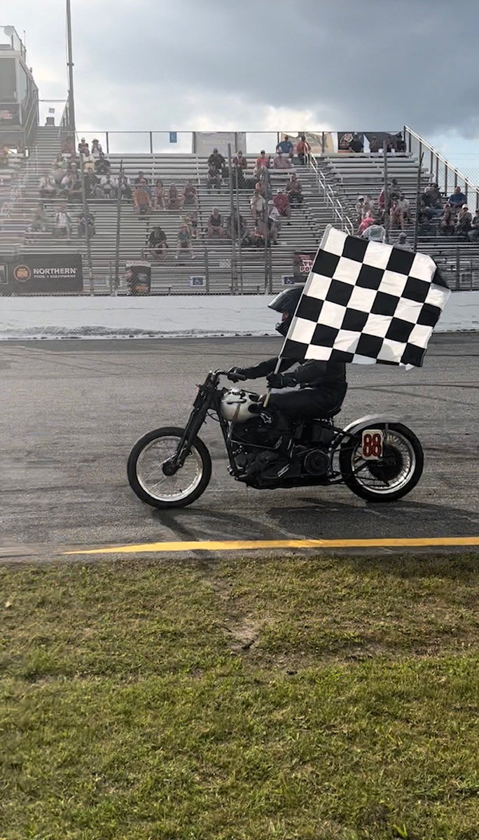 NorthernTool's tweet photo. And thatโs a wrap on race day with Sons of Speed. Tools and motorcycles go together like, well, Northern Tool and Sons of Speed ๐ ๐ Everybody raced hard & we wish a speedy recovery to anyone who had a rough ride today. #SonsofSpeed #DaytonaBikeWeek @kylepetty https://t.co/WQVglZBluU
