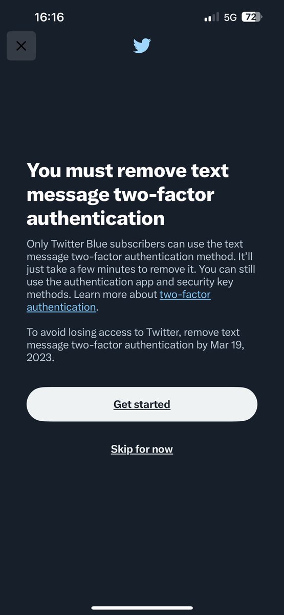 ivjames's tweet photo. Now this is some bullshit. Nice way to cull your user base quick. #TwitterBlueFail https://t.co/IRHfMNkiyq