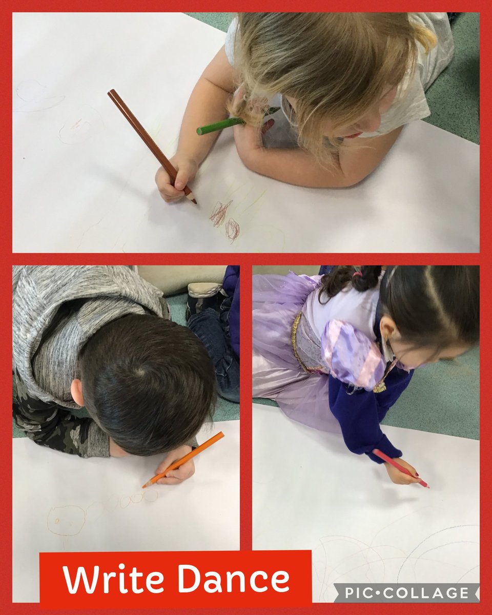 DeltaStrand's tweet photo. In nursery write dance is improving the children's motor skills and providing a strong foundation for writing. @DeltaStrand #EYFS #DeltaStrandWriting #WriteDance https://t.co/itGMnsSRVd