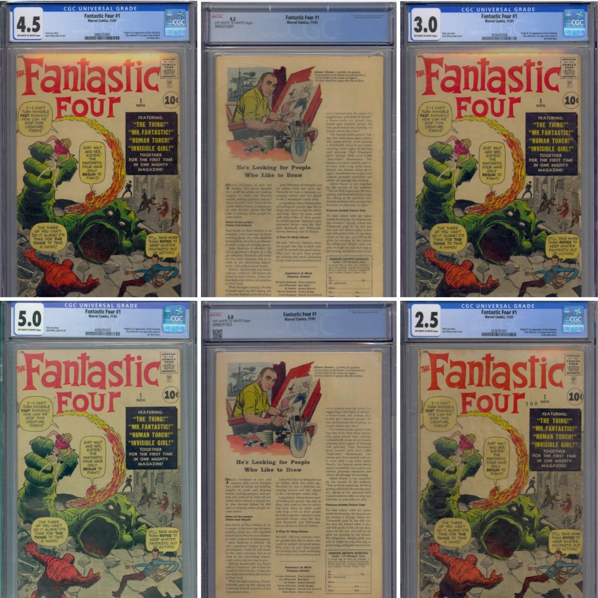 Just added some fantastic additions to our stock! Check them out on eBay and HipComic.

#comics #comicbooks #cgc #cgccomics #fantasticfour #firstappearance #1stappearance #marvelcomics #marvel #igcomicfamily #igcomiccommunity #igcomicbooks #igcomics #igcomicbookfamily