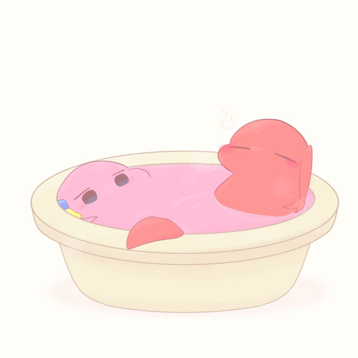 後藤ひとり 「お題箱より 溶けぼちノコ風呂に入る喜多ノコちゃん! 」|ふれふのイラスト