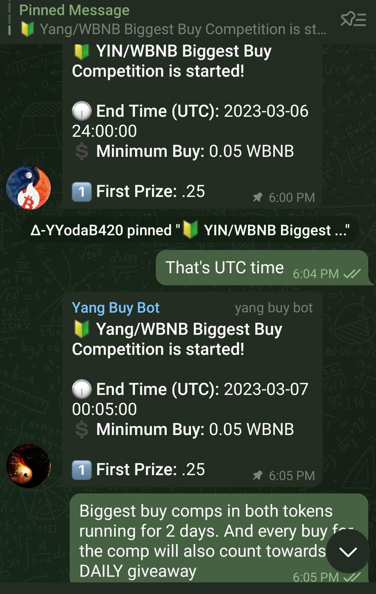 YinYangReflect's tweet photo. Biggest buy #competitions going at  #YinYangReflect for the next 2 days

$Yin &amp; $Yang
Minimum buy = 0.05 BNB
 Buys accumulate

Prize = 0.25 BNB 

Each buy will enter you into the usual DAILY #Crypto giveaway as well🔥

Have fun and earn #BTC &amp; #XRP Reflections while we're at it https://t.co/P9ggsQm3wx