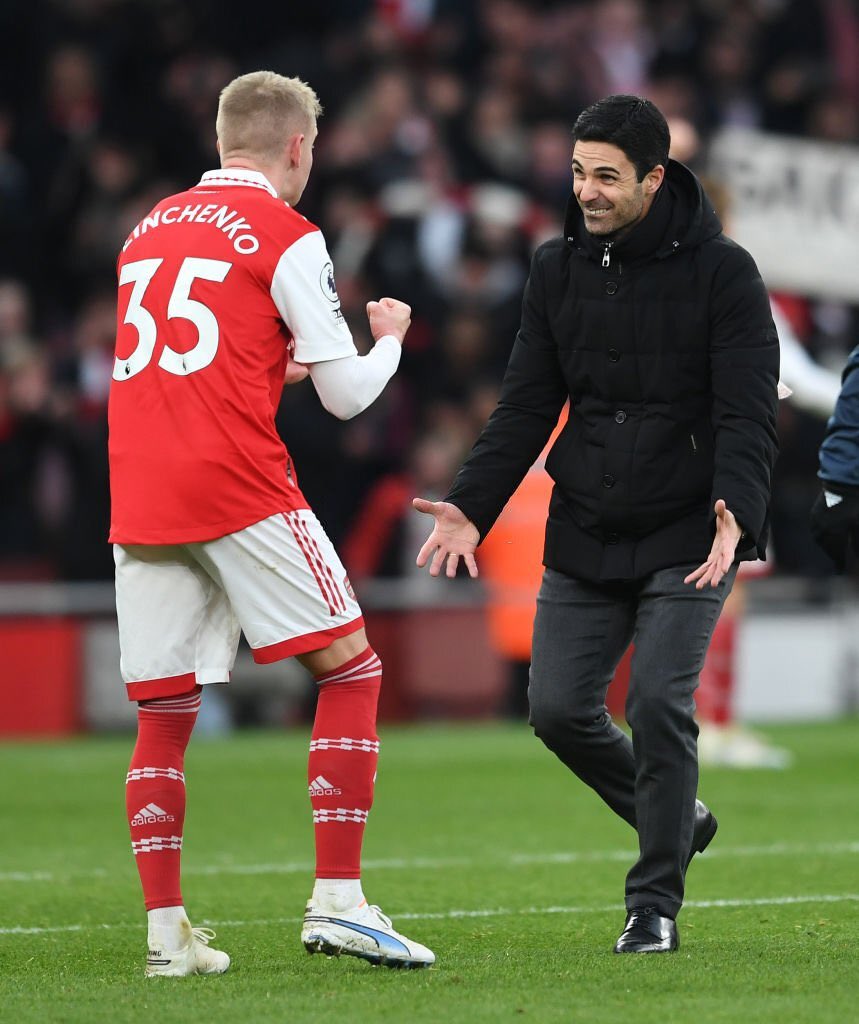 Bra Nape on Twitter "RT 📸 Zinchenko and Arteta post