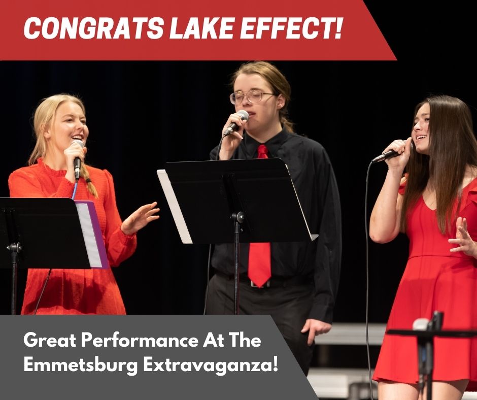 Wow!! Our Lake Effect jazz choir is bringing home the second place Class 3A trophy after a wonderful performance in Emmetsburg today. Congrats to these musicians! You can hear them in person this Thursday, March 9 at 7:00 PM at the SAMI CENTER during the Jazz Show. <a href="/SpiritLakeIA/">Spirit Lake Schools</a>