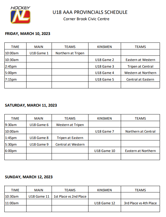 Hockey NL AAA/AA Female 🏒 tweet media