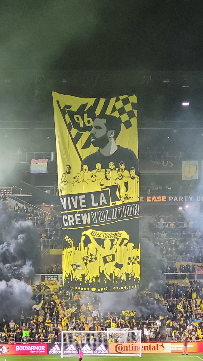 TIFOSWEAT's tweet image. Thanks to the countless volunteers for making this a reality @Nordecke #tifosweat #crew96 #VamosColumbus