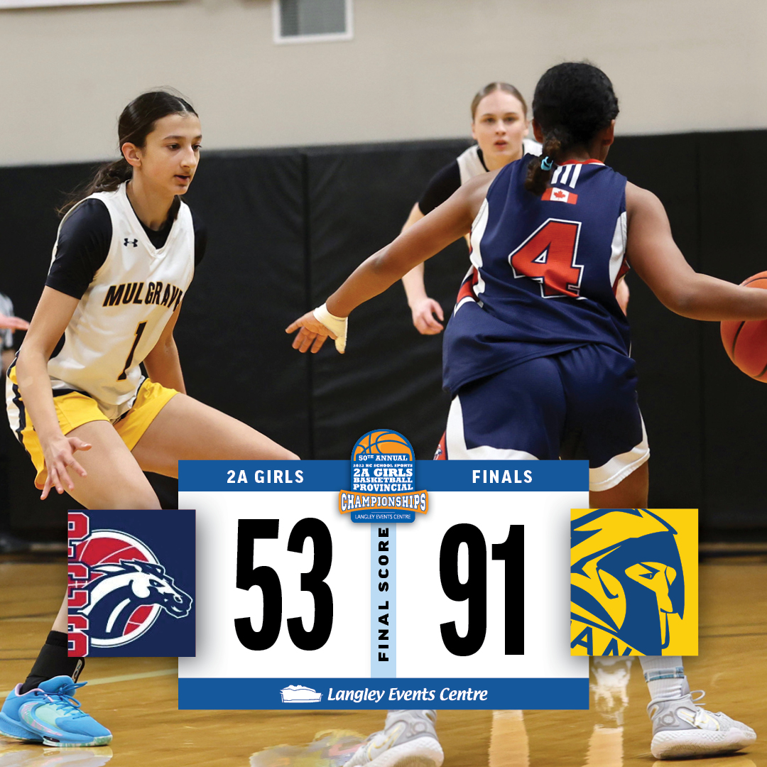 BC2AGirlsBBall's tweet image. From start to finish, what a team effort 🤯 Mulgrave is your 2023 BC School Sports 2A Girls Basketball Provincial Champions!