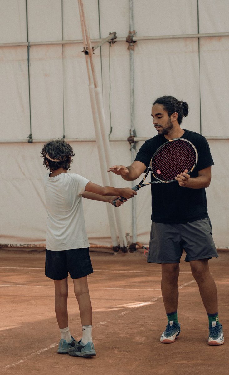 The_STA1's tweet photo. Kids tennis back on tomorrow after todays day off due to the snowstorm. https://t.co/CfhhHwrPsz