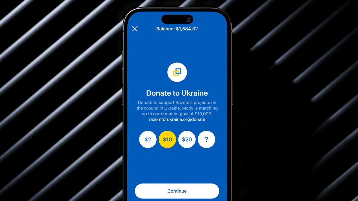We are proud to partner with @moby_app to support privacy protected donations to humanitarian efforts in Ukraine. Moby is matching our donation goal up to $10,000 💙💛 to moby.app/razom on your mobile device to donate 🇺🇦