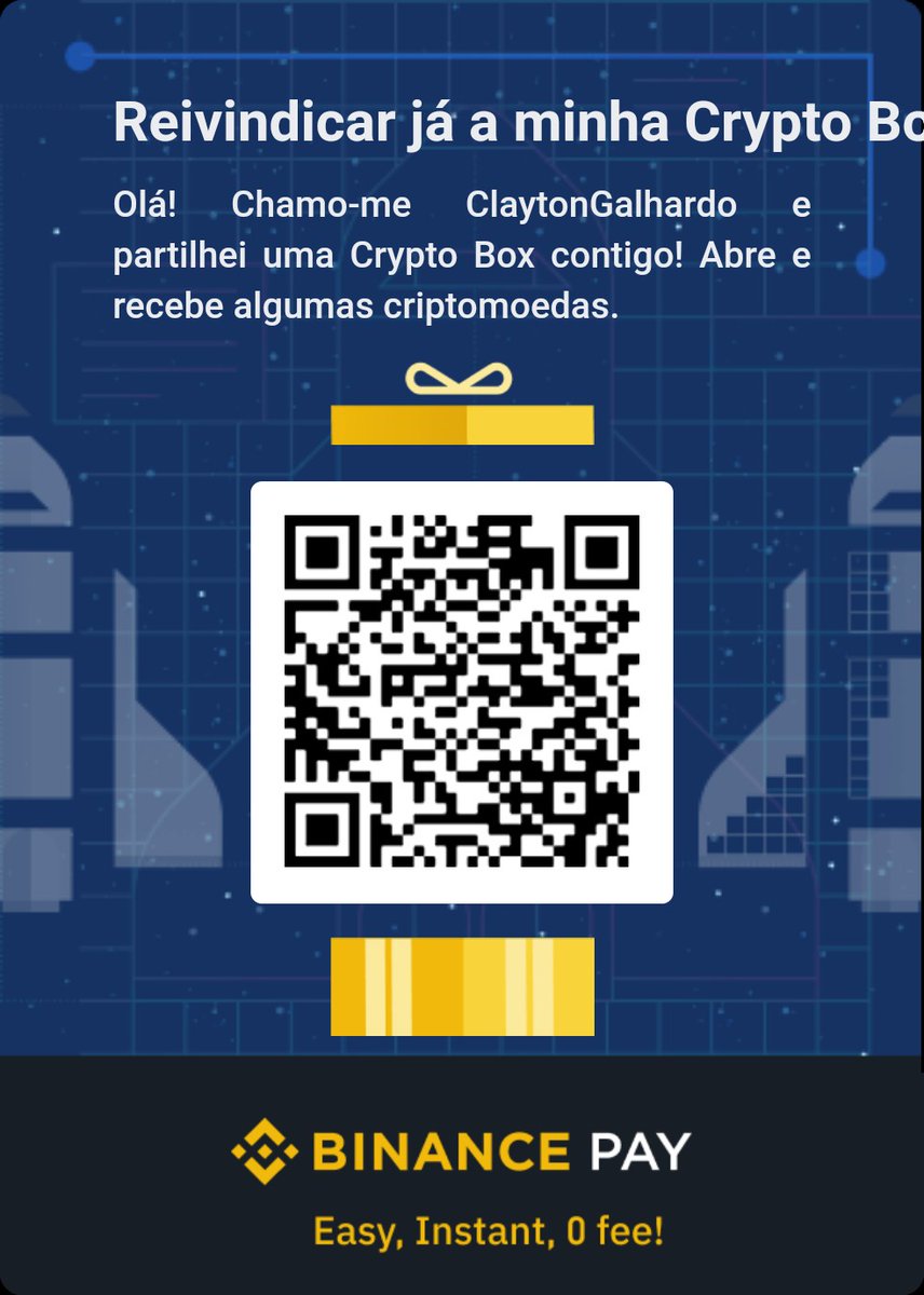 ClaytonGalhardo's tweet image. Missão da Binance Pay até à Luuuuua – Binance Oficial s.binance.com/4e2wd2wK #Binance #BinancePay #CryptoRedPacketShareCampaign