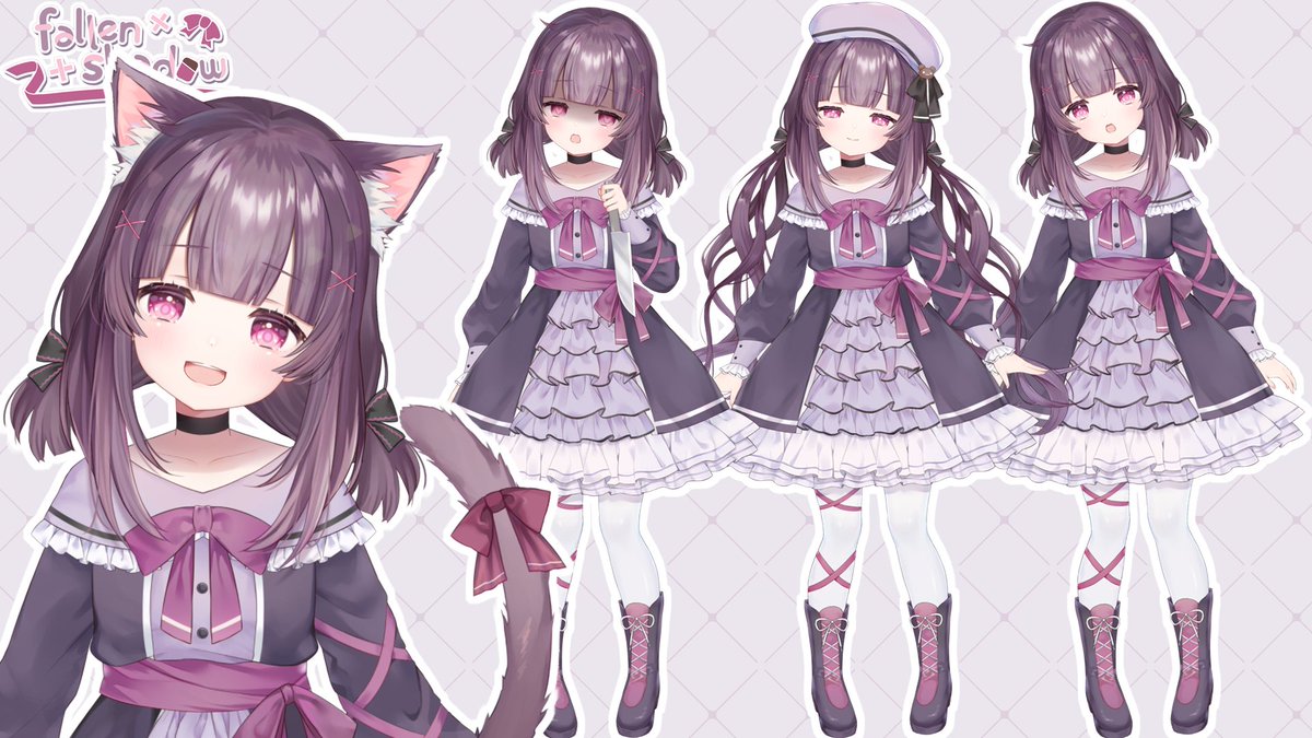 fallenshadow_YT's tweet photo. hello! my name is fallenshadow, and i'm a variety vtuber with a love for chocolate and cute girls! i just redebuted today, so please take care of me!

mamas: @_rucaco_ &amp; @Katloumi (@iron_vertex)

🎀 🍫 🔪

🎨#sliceofshadow
❤️ #fallenshadowlive
🔞#shaduoh
🥴#shondophrenic https://t.co/8MjPr2Ru4G