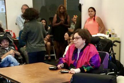 asing87's tweet photo. It was an honor meeting and hearing you speak at @thecilofficial youth conference in 2014, @judithheumann. You were and always will be a legend in the disability rights activist community. I’m sad to hear that you passed away today. #RIPJudithHeumann https://t.co/y8y1C4XNHB