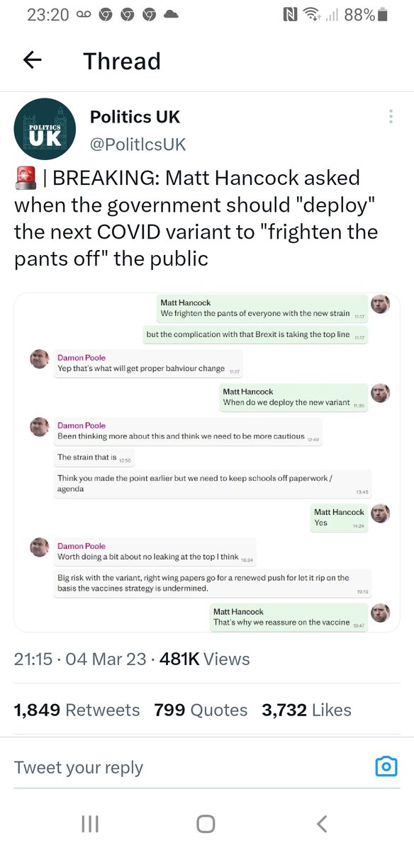 FreddieScovell's tweet image. I always thought I was right about the Covid hysteria, now I know I was.  #thelockdownfiles