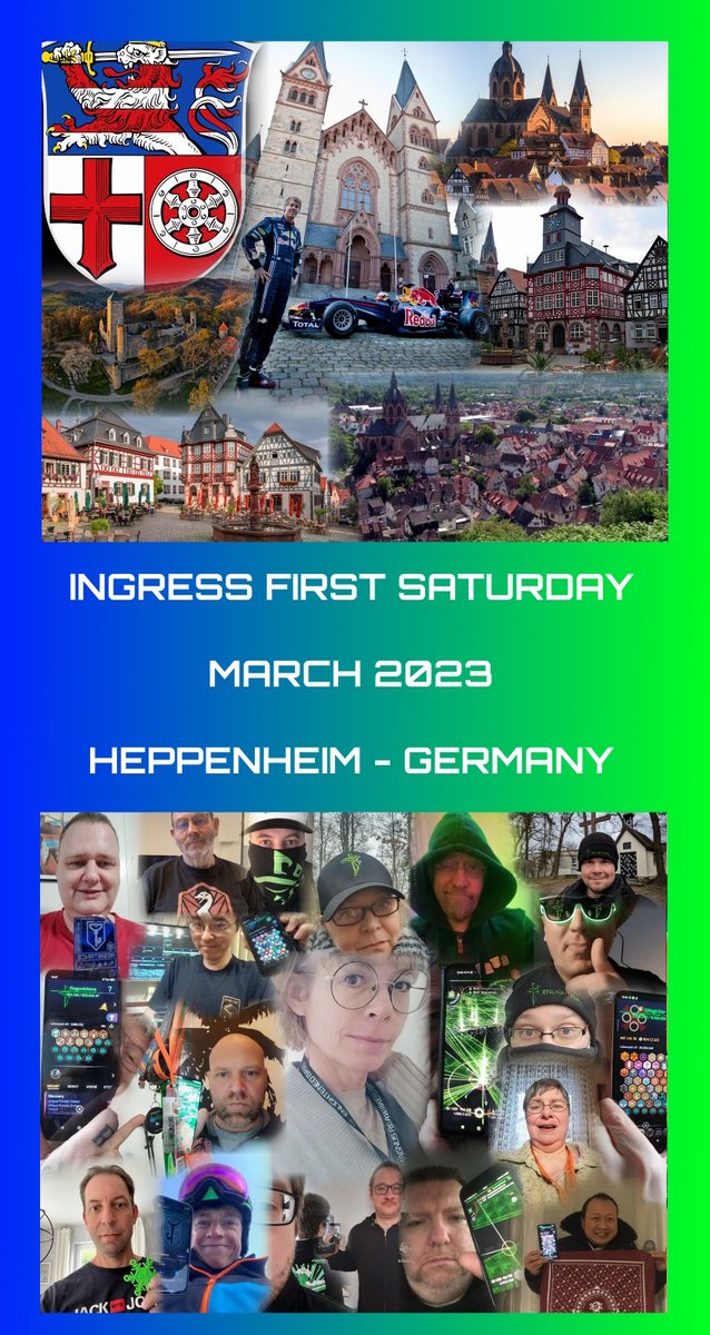 #IngressFS #お家でFS #VirtualFirstSaturday #FSatHome #IngressFSatHome #Ingress #RheinNeckar #Metropolregion #Heppenheim #FSRheinNeckar  IFS Heppenheim GER March 2023