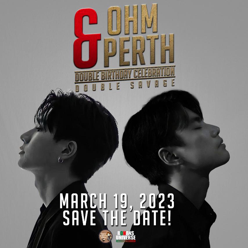 kdppe_ph's tweet photo. Double Celebration! Double Happiness! 🖤🧡 #DoubleSavage! 

See you on the 19th of March as we celebrate @ohmpawatt and @perthppe's birthdays. 🥳 The time, and location will be announced soon! Stay tuned! #KDPPE
#PERTHS22NDBDAY
#HBD23rdOHMPAWAT https://t.co/9nJRYVGipt