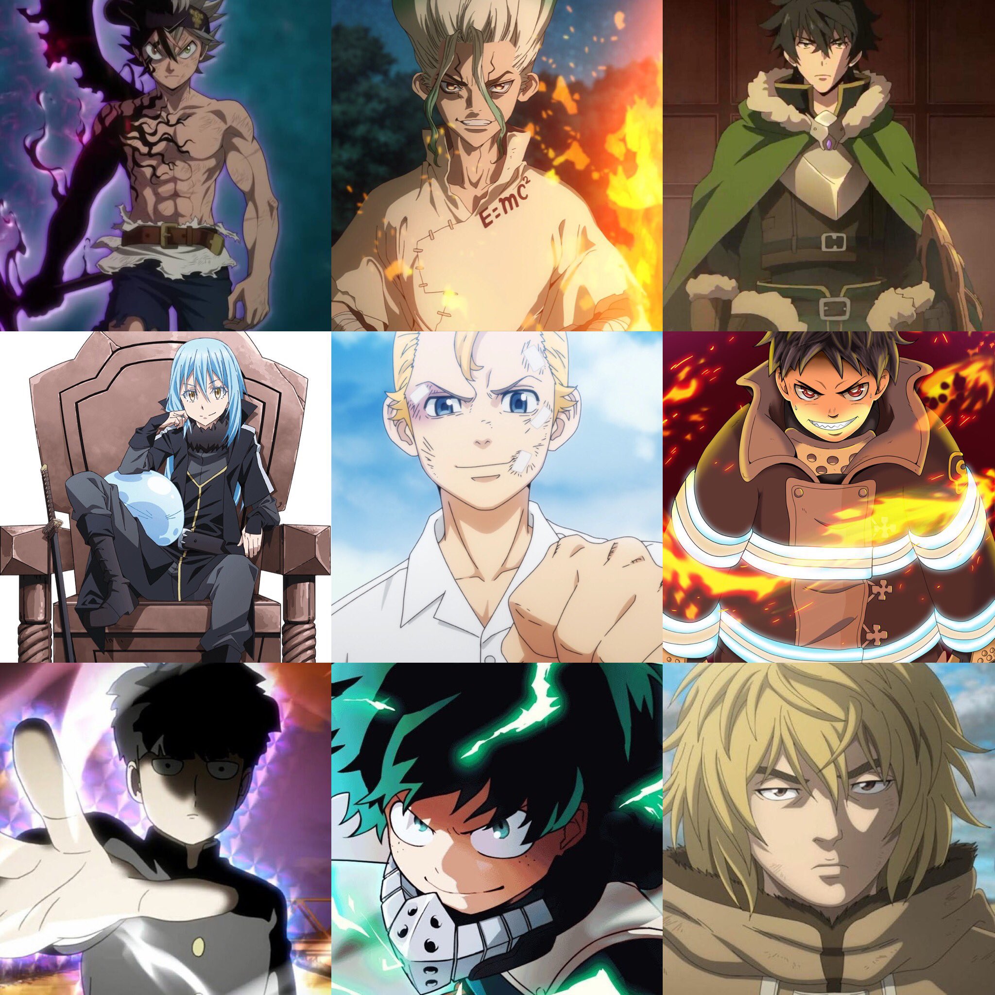meku☕️ on X: &ldquo;Who is the best new gen anime protagonist? https 