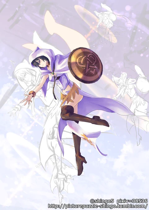 #今までで作画カロリーMAXの作品上げようぜ画面にキャラ沢山いる+背景あると必然的にカロリー高くなる 